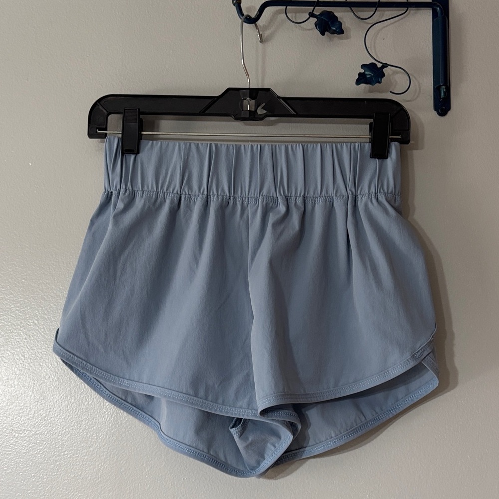 HALARA Women's Athletic Shorts in Soft Blue